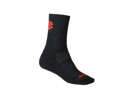 Sensor Ponozky Expedition Merino Cerna Cervena 1854 1