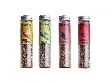 Sens Cvrčci Páliví & pražení (Příchuť Carolina Reaper 20g)
