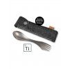 Light My Fire Spork Kit Titanium In Merinowool Case 5391